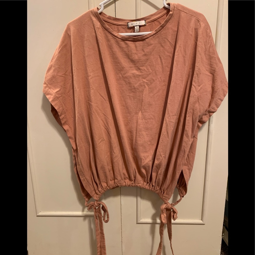 Salmon colored top!